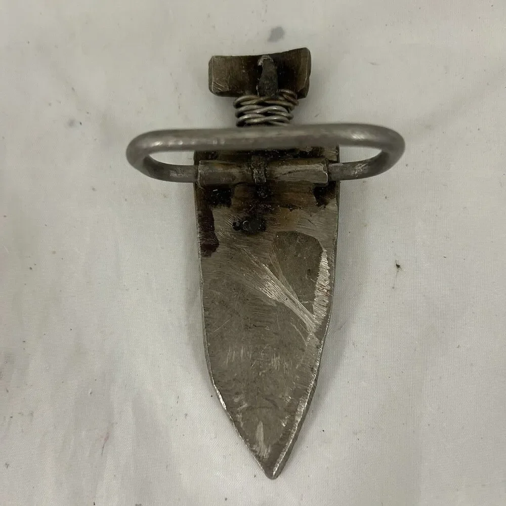 4” Handmade Metal Arrowhead Cutout Belt Buckle Western Cowboy Accessory